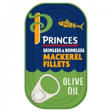 Princes Mackerel Fillets Olive Oil 125g