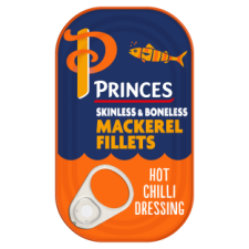 Princes Mackerel Fillets Hot Chilli 125g