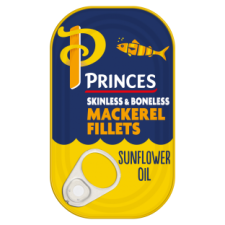 Princes Mackerel Fillets in Sunflower Oil 125g