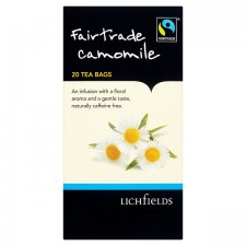 Lichfields Fairtrade Camomile 20 Tea Bags