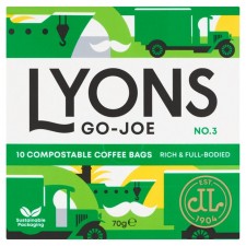 Lyons Go-Joe Coffee Bags 10 Pack