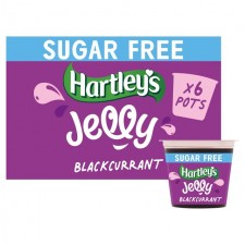 Hartleys Ready To Eat No Added Sugar Blackcurrant Jelly 6 x 115g