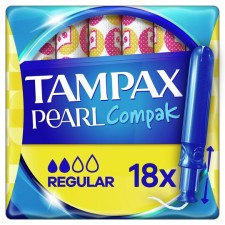 Tampax Compak Pearl Regular 18 per pack