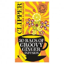 Clipper Groovy Ginger Hemp Lemongrass and Ginger Organic Infusion 20 per pack