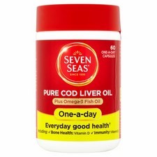 Seven Seas One A Day Pure Cod Liver Oil Capsules 60s