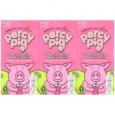 Marks and Spencer Percy Pig Juice Cartons 3x200ml