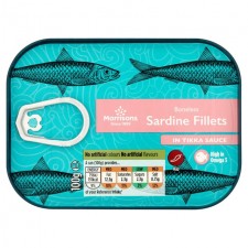 Morrisons Sardine Fillets in Tikka Sauce 100g