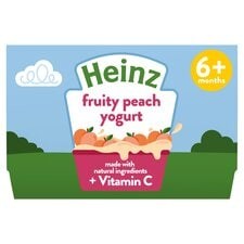 Heinz Dessert Pots 6 Month Fruity Custard Fruit Medley 4x100g