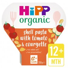 Hipp Organic 1 Year Pasta With Juicy Tomatoes and Courgettes 230g