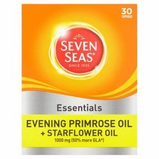 Seven Seas Evening Primrose Oil and Starflower Oil 1000mg 30 per pack