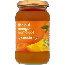 Sainsburys Fine Cut Orange Marmalade 454g