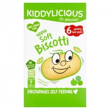 Kiddylicious Apple Biscotti 6 x 20g
