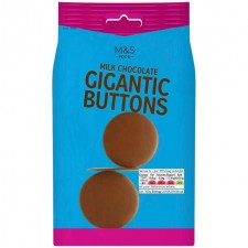 Marks and Spencer Gigantic Milk Chocolate Buttons 150g