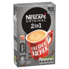 Nescafe Original 2 In 1 Box 6 Sachets