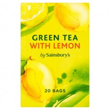 Sainsburys Green Tea With Lemon 20 Teabags