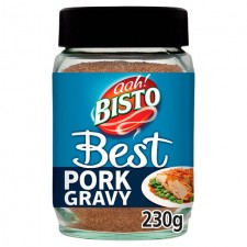 Bisto Best Pork Gravy Granules 230g glass jar