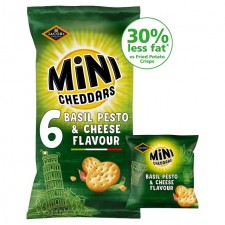 Jacobs Mini Cheddars Cheese and Pesto 6 Pack