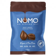 Nomo Creamy Choc Buttons Share Bag 110g