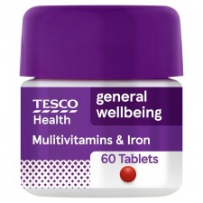 Tesco Multivitamins and Iron 60s