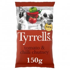 Tyrrells Tomato and Chilli Chutney Crisps 150g