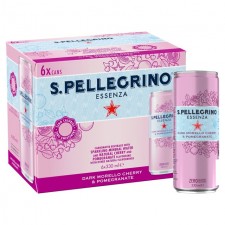 San Pellegrino Essenza Dark Cherry and Pomegranate 6X330ml