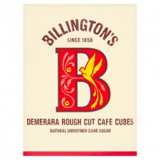 Billingtons Demerara Rough Cut Cafe Sugar Cubes 500g