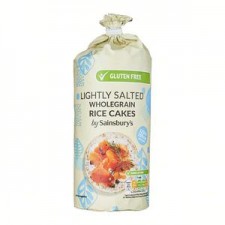 Sainsburys Lightly Salted Wholegrain Rice Cakes 135g