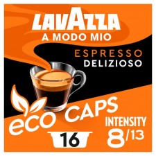 Lavazza A Modo Mio Delizioso Capsules 16 per pack