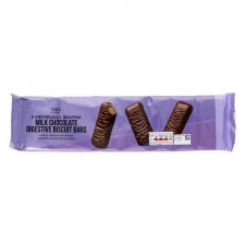 Marks and Spencer 8 Individually Wrapped Milk Chocolate Biscuit Bars 168g