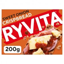 Ryvita Crispbread Sweet Onion 200g.
