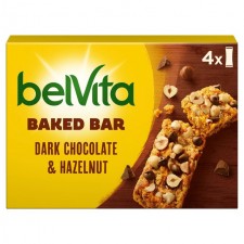Belvita Baked Bar Chocolate and Hazelnut 4 x 40g