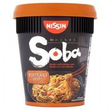 Nissin Soba Sukiyaki Beef Instant Noodles 89g