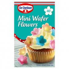 Dr Oetker Mini Wafer Flowers 40 Pack
