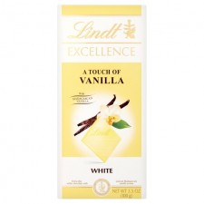 Lindt Excellence Natural Vanilla White Chocolate 100g