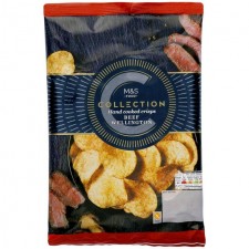 Marks and Spencer Collection Beef Wellington Hand Cooked Crisps 150g