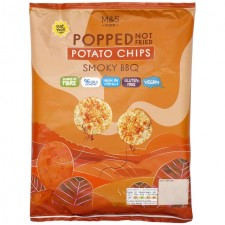 Marks and Spencer Popped Potato Chips Smoky BBQ 80g