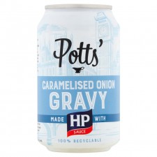 Potts Caramelised Onion Gravy with HP Sauce 330g