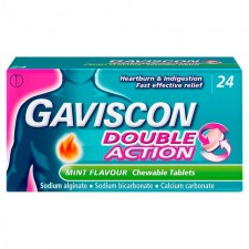 Gaviscon Double Action Mint Tablets 24 per pack