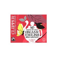 Clipper Organic English Breakfast Tea 80 Teabags