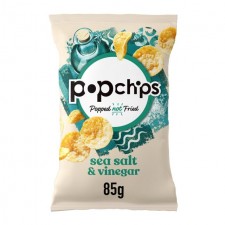 Popchips Sea Salt And Vinegar Chips 85g