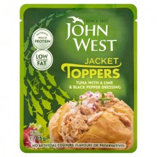 John West Jacket Toppers Tuna with a Lime and Black Pepper Dressing 85g