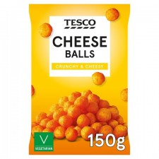 Tesco Cheese Balls Snacks 150g