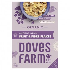 Doves Farm Organic Ancient Grain Fruit and Fibre Flakes 375g