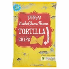 Tesco Nacho Cheese Tortilla Chips 200g
