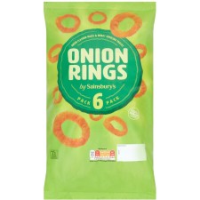 Sainsburys Onion Rings 6x19g