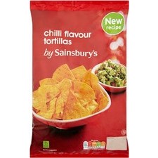 Sainsburys Tortilla Chips Chilli 200g