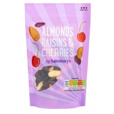 Sainsburys Almonds Raisins and Cherries 200g