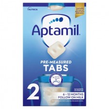 Aptamil Baby Milk Formula Tabs Stage 2 Follow On 120 Tabs