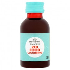 Morrisons Natural Red Food Colouring 38ml