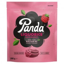 Panda Natural Raspberry Liquorice 200g